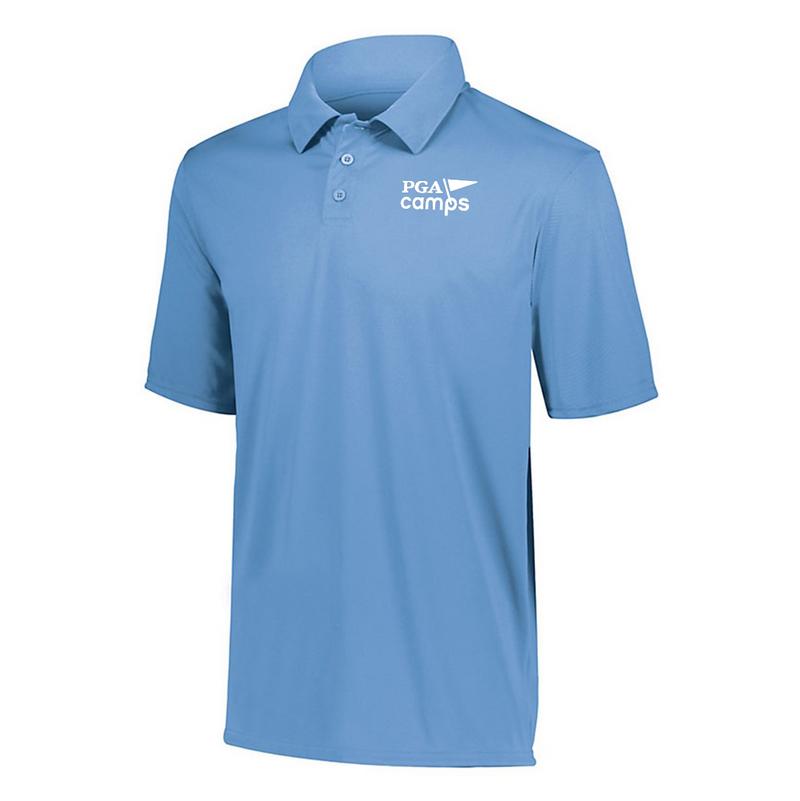 PGA Junior Golf Camp Youth Polo - Columbia Blue