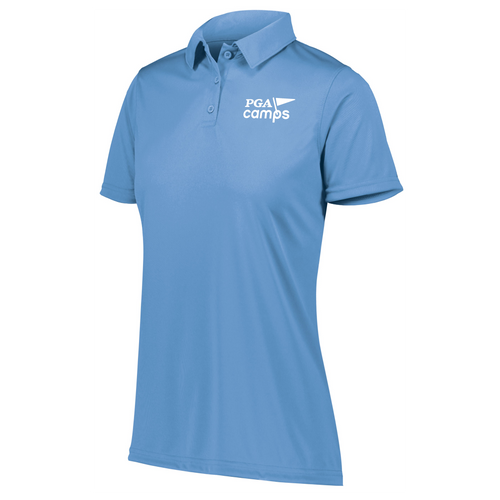 PGA Junior Golf Camp Ladies Polo - Carolina Blue