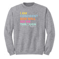 I am Confident Sweatshirt - Heather Grey
