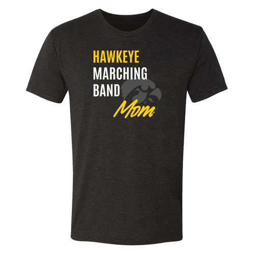 Hawkeye Marching Band Mom T-Shirt - Vintage Black