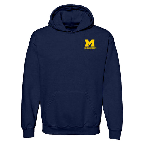 University of Michigan Women's Hockey Hooded Sweatshirt - Navy