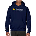UMSSW Hooded Pullover - Navy
