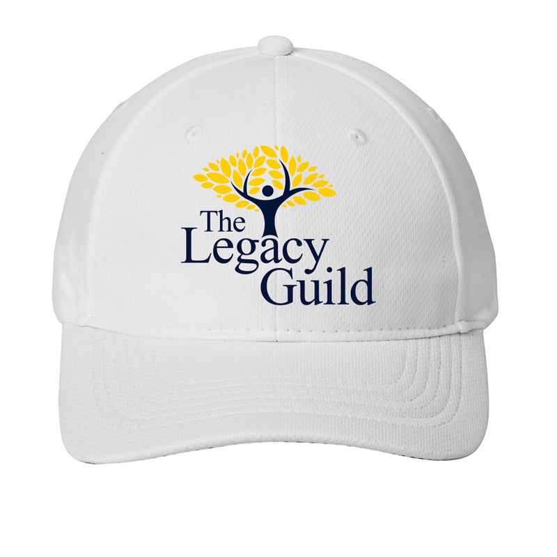 Legacy Guild NEW LOGO RacerMesh Baseball Cap - White