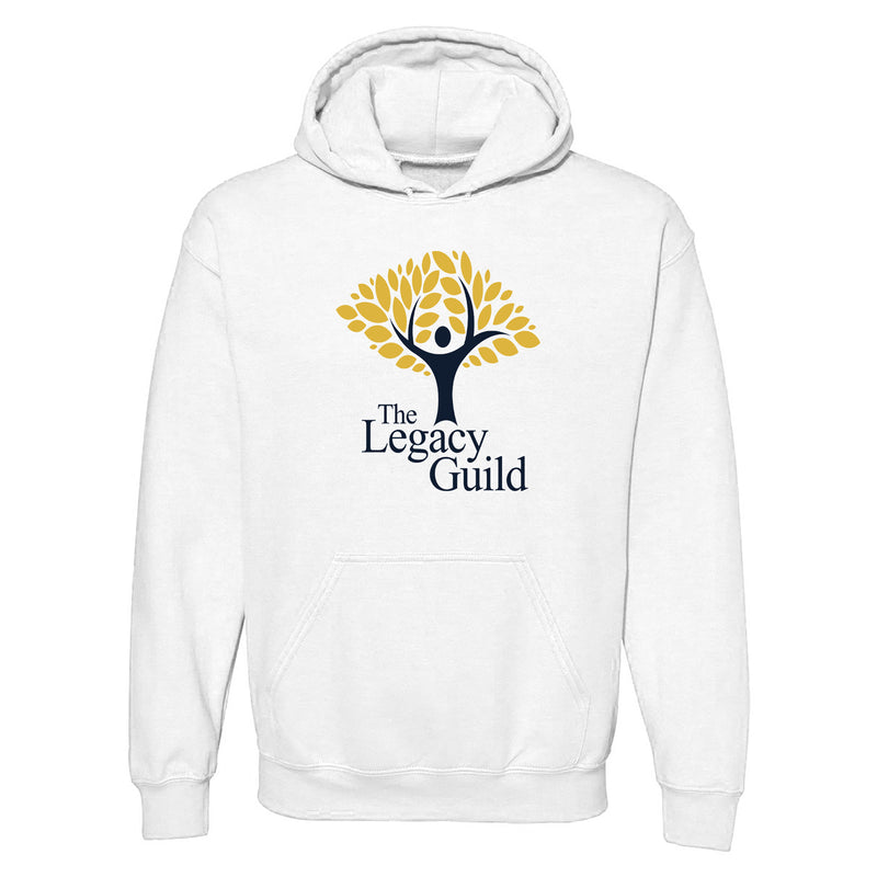Legacy Guild NEW LOGO Hooded Pullover Sweatshirt - White