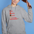 Rare Diseases Hooded Pullover Sweatshirt - Sport Grey