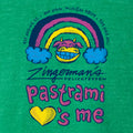 Zingerman's Pastrami Hearts Me Softstyle T-Shirt Heather Irish Green