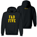 Fab Five Hoodie - Black