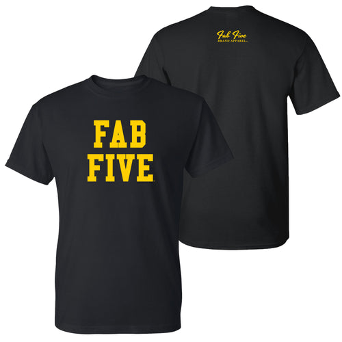 Fab Five T-Shirt - Black