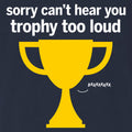 Trophy Too Loud Triblend T-Shirt - Solid Navy Triblend