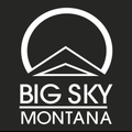 Big Sky Montana White Ink -- Pullover Hooded Sweatshirt Black