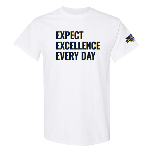JRLA Expect Excellence Every Day T-Shirt - White