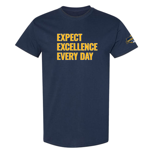 JRLA Expect Excellence Every Day T-Shirt - Navy