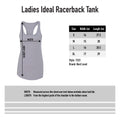 Live For Peace Racerback Tank Top - Grey