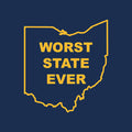 Worst State Ever OH LS Navy - Navy