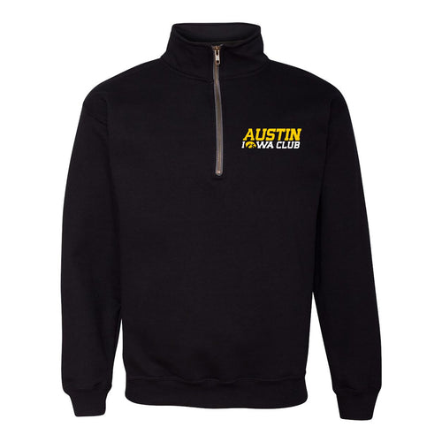 Austin Iowa Club Quarter-Zip Sweatshirt - Black