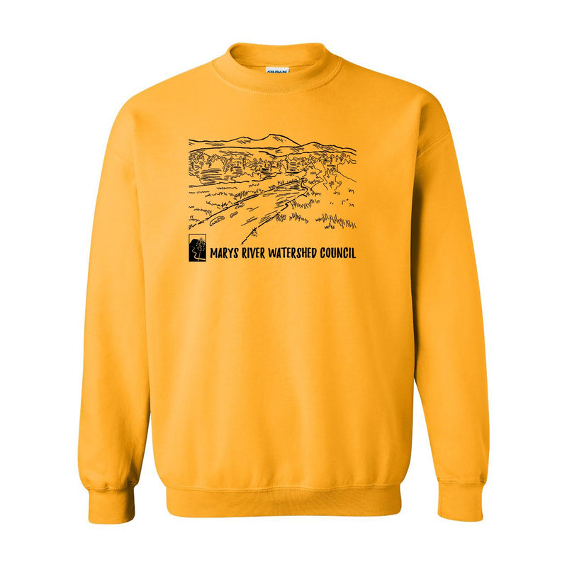 Marys River Watershed Council Unisex Sweatshirt - Gold