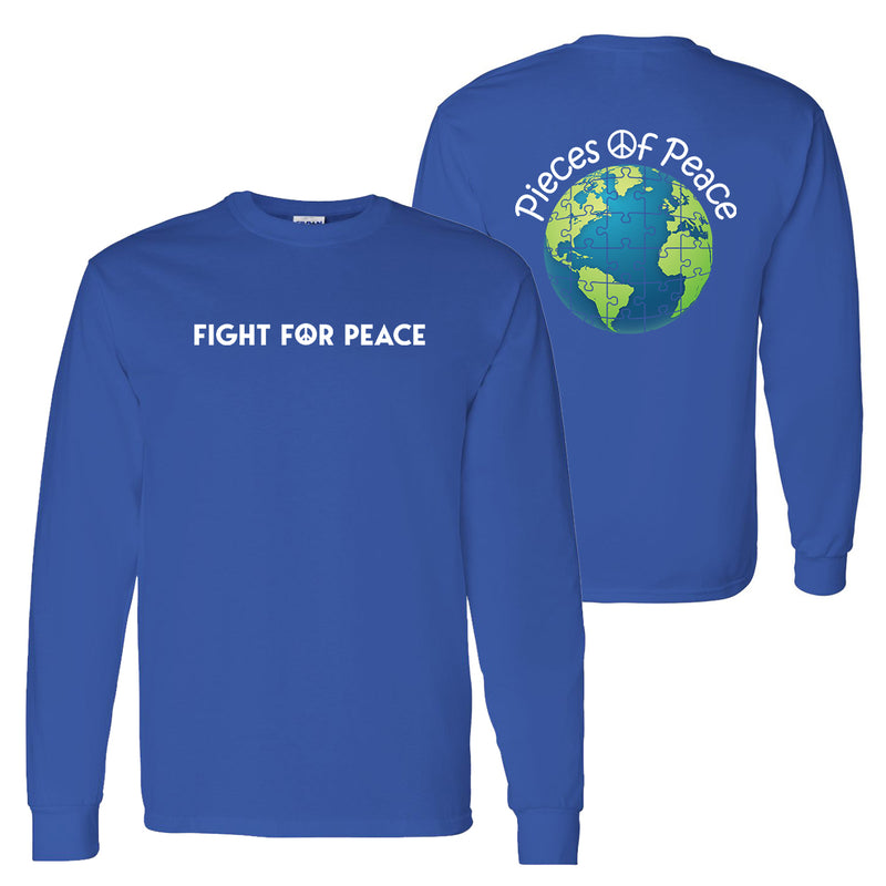 Fight For Peace Unisex Long-Sleeve T-shirt - Royal