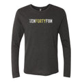 Ten Forty Fun Logo Longsleeve Triblend T-shirt - Black