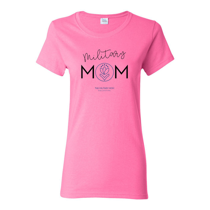 Military Mom Missy Fit T-shirt - Azalea