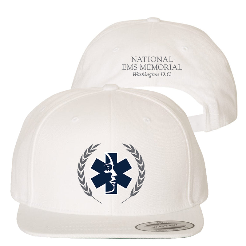 National EMS Memorial Flatbill Cap - White