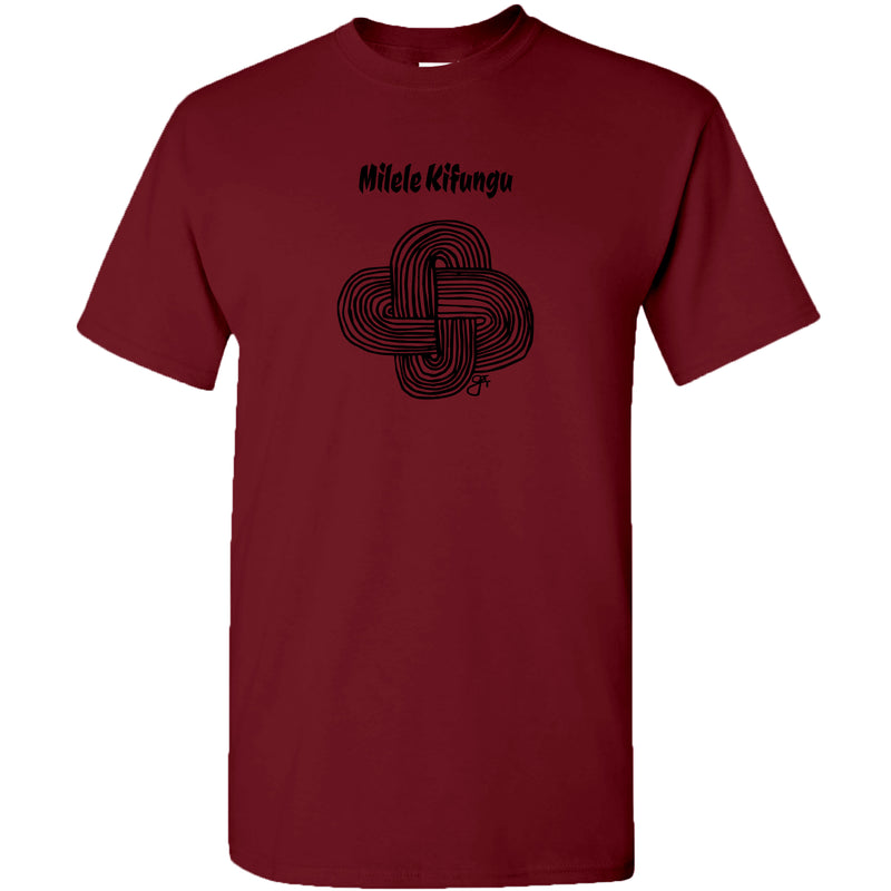 Milele Kifungu Unisex T-Shirt - Garnet
