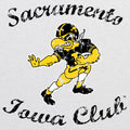 Sacramento Iowa Club 3/4 Sleeve Baseball Raglan - Heather White / Vintage Black
