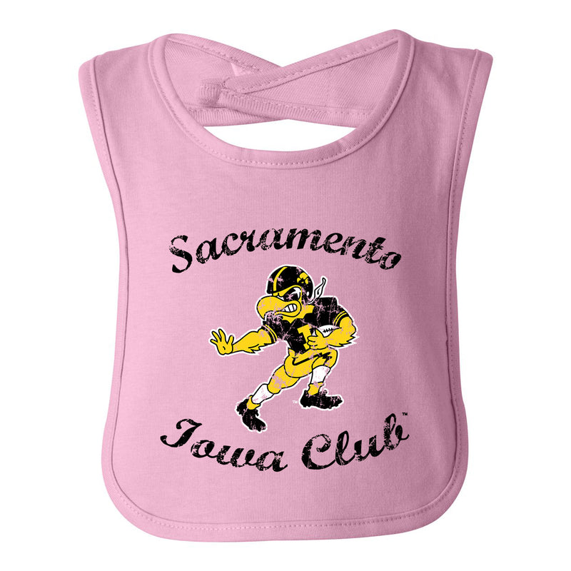 Sacramento Iowa Club Bib - Pink