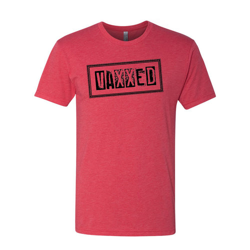 VAXXED! Unisex Triblend T-Shirt - Vintage Red