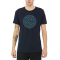 Tate Springs Baptist Church Maze Unisex T-Shirt - Navy Triblend