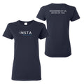 Insta Mortgage Ladies Heavy Cotton T-Shirt - Navy