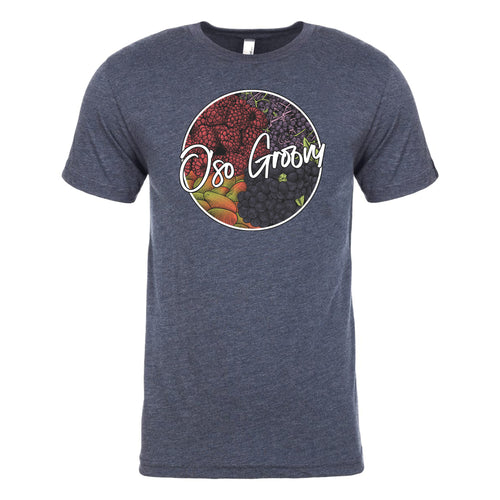 O'so Brewing Unisex Triblend Groovy T-Shirt - Vintage Navy
