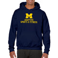 University of Michigan Wolverines Block M Adapted Athletics Hoodie - Navy