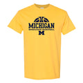 Wheelchair Basketball Hype University of Michigan Basic Cotton Short Sleeve T Shirt - Daisy