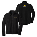 Block Out Cancer Unisex Micro-fleece Jacket - Black