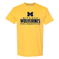 Mascot Wordmark Para-Equestrian University of Michigan Basic Cotton Short Sleeve T Shirt - Daisy