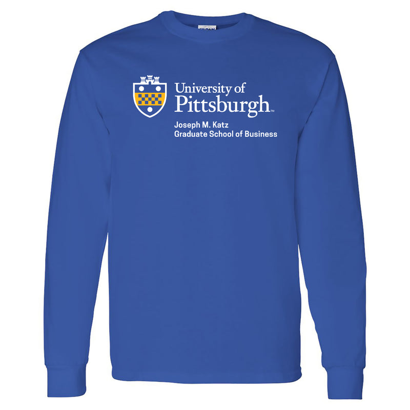 Pitt Business - Katz Logo Unisex Long-Sleeve T-Shirt - Royal
