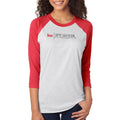 JGA 3/4 Sleeve Baseball Raglan T-Shirt - Vintage Red