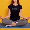 Divatude Women's Cotton T-Shirt - Black