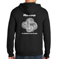 Milele Kifungu Hooded Full Zip Sweatshirt - Black