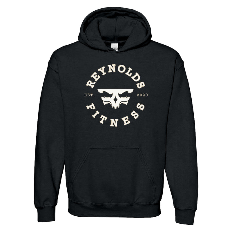 Reynolds Fitness Skull Hooded Sweatshirt - Black