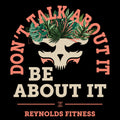 Reynolds Fitness Floral Skull Hooded Sweatshirt - Black
