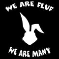 We Are Fluf Unisex Hooded Sweatshirt - Black