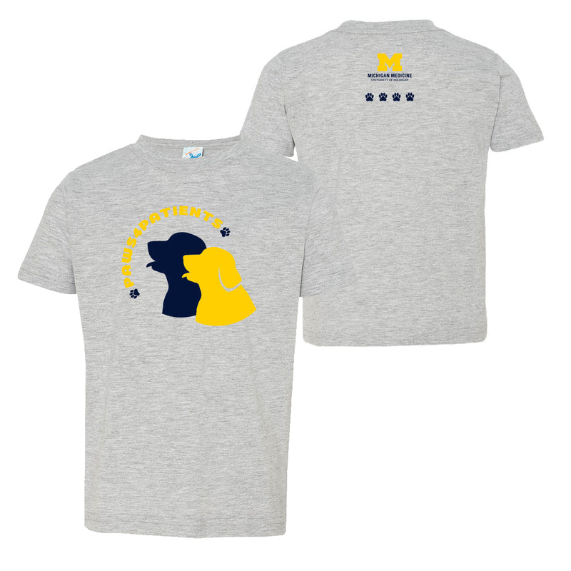 Paws4Patients Toddler T-Shirt - Heather Grey