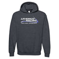 Leverich Racing Classic Logo Hooded Sweatshirt - Dark Heather