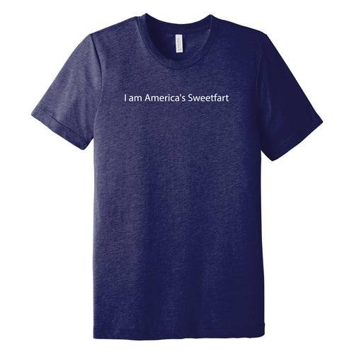 I Am America's Sweetfart Triblend T-Shirt - Solid Navy