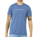 I Have An Interesting Past Triblend T-Shirt - Blue Triblend