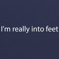 I'm Really Into Feet Triblend T-Shirt - Solid Navy