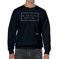 We The People Protect Kids Crewneck Pullover Sweatshirt - Black