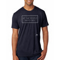 We The People Protect Kids Unisex Triblend T-Shirt - Vintage Navy