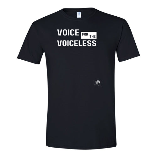 I Am A Voice For The Voiceless Unisex T-Shirt - Black